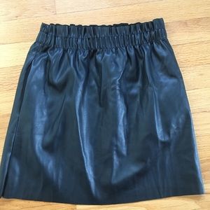 black Zara skirt